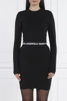 Šaty fitted lslv Karl Lagerfeld Jeans černá