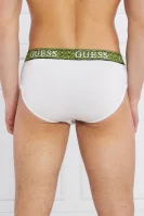 Slipy 3-pack JOE BRIEF Guess Underwear limetkově zelený