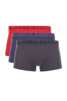 Boxerky 3 Pack Boxer Shorts/ Trunk BOSS BLACK červený