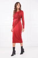 Šaty | s příměsí vlny Trussardi červený
