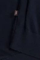 Vlněný svetr Michael Kors tmavě modrá