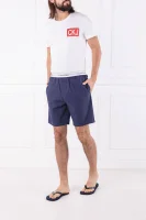 Šortky k pyžamu | Regular Fit Calvin Klein Underwear tmavě modrá