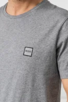 Tričko | Regular Fit BOSS ORANGE šedý