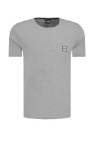 Tričko | Regular Fit BOSS ORANGE šedý