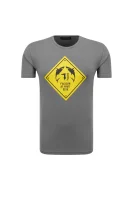 T-shirt | Regular Fit Trussardi šedý