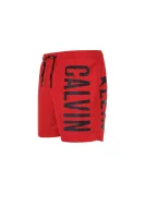 Koupací šortky Intense Power | Regular Fit Calvin Klein Swimwear červený