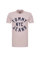 Tričko Tommy Jeans pudrově růžový