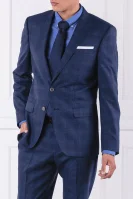 Oblek Hutson5/Gander3 | Slim Fit BOSS BLACK tmavě modrá