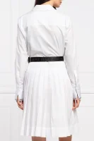 Šaty Logo Belt Karl Lagerfeld bílá