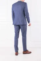 Oblek Huge6/Genius5 | Slim Fit BOSS BLACK tmavě modrá
