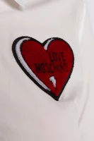 Košile | Regular Fit Love Moschino bílá