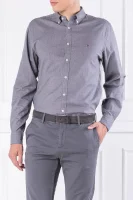 Košile HEATHER DOT PRINT SH | Regular Fit Tommy Hilfiger šedý