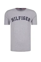 Tričko Tee Logo | Regular Fit Tommy Hilfiger šedý