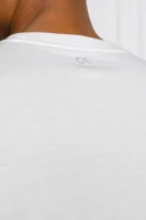 Tričko s dlouhým rukávem | Longline Fit Calvin Klein Performance bílá