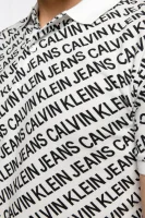 Polokošile | Slim Fit | pique CALVIN KLEIN JEANS bílá