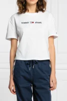 Tričko | Loose fit Tommy Jeans bílá