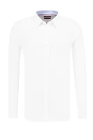 Košile Evory-Logo | Straight fit HUGO bílá