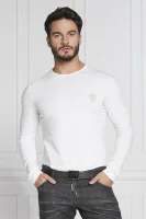 Tričko s dlouhým rukávem | Slim Fit Versace bílá