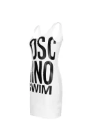 Šaty Moschino Swim bílá