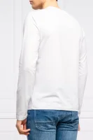 Tričko s dlouhým rukávem | Slim Fit EA7 bílá