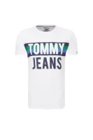 Tričko COLORBLOCK Tommy Jeans bílá