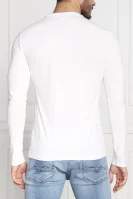 Tričko s dlouhým rukávem ORIGINAL LOGO | Slim Fit GUESS bílá