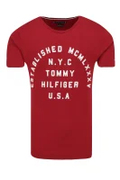 Tričko STAMP LOGO TEE | Regular Fit Tommy Hilfiger červený