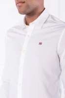 Košile GAMAN | Slim Fit Napapijri bílá