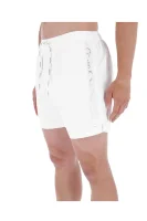 Koupací šortky MEDIUM DRAWSTRING | Regular Fit Calvin Klein Swimwear bílá