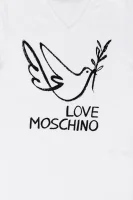 TRIČKO Love Moschino bílá