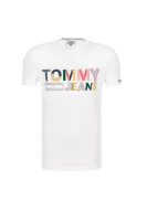 Tričko Tommy Jeans bílá