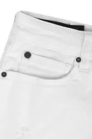 Džínové šortky Armani Exchange bílá