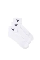 Ponožky 3-pack Emporio Armani bílá