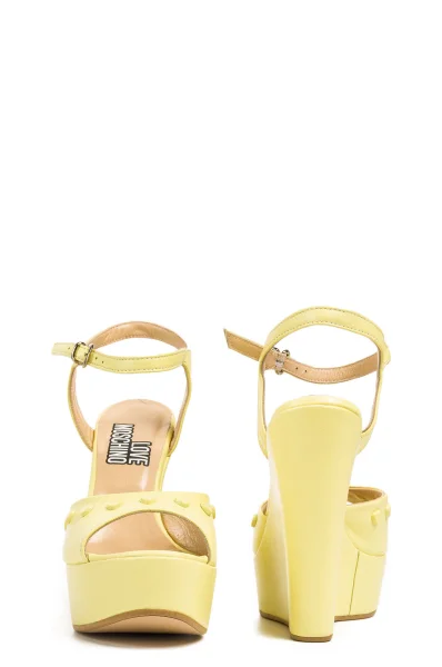 Sandály Love Moschino žlutý