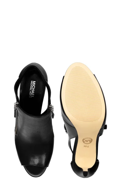 Sandály na jehlovém podpatku Clara Michael Kors černá