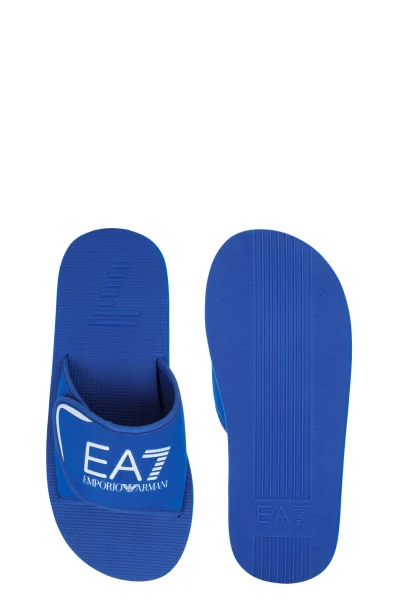 PANTOFLE EA7 modrá