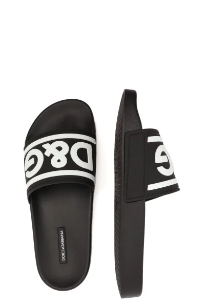 Pantofle Dolce & Gabbana černá