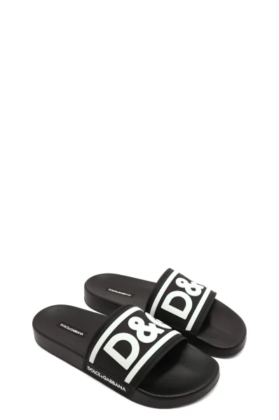 Pantofle Dolce & Gabbana černá