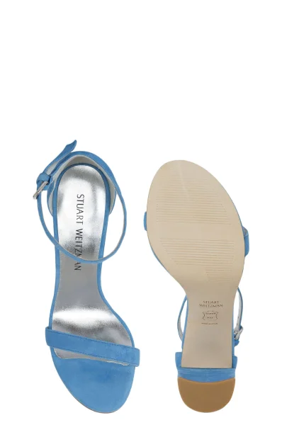 Sandály Walkway Stuart Weitzman světlo modrá
