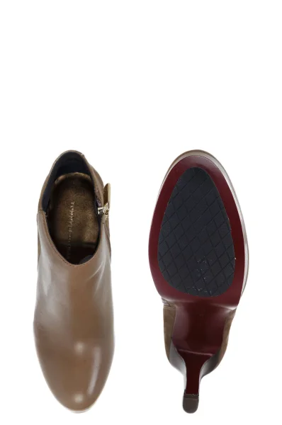 Kotníkové boty Ynn 2C Tommy Hilfiger bronzově hnědý
