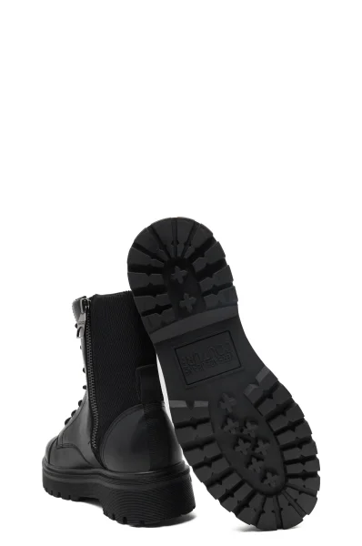 Kůžoné boty Versace Jeans Couture černá
