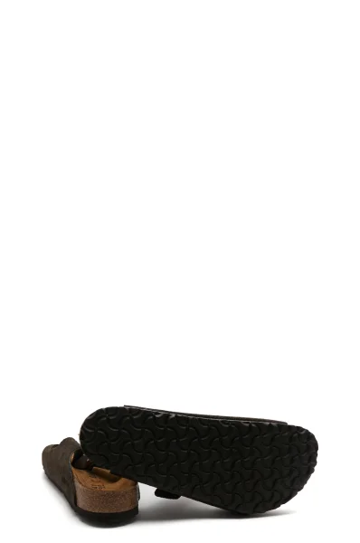 Kůžoné pantofle Arizona VL Birkenstock bronzově hnědý