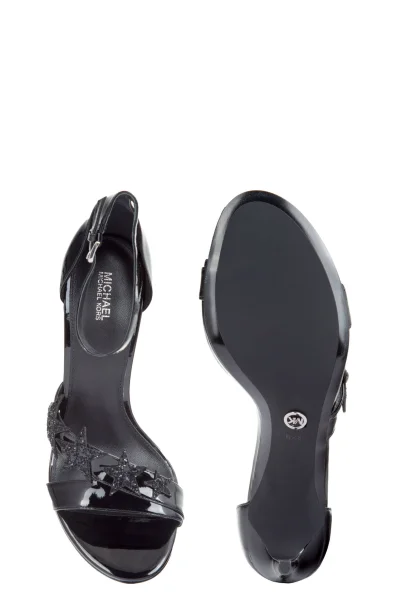 Sandály na jehlovém podpatku Lexie Michael Kors černá