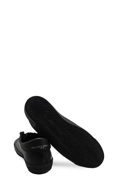 Kůžoné plátěné tenisky PRSX Philippe Model černá