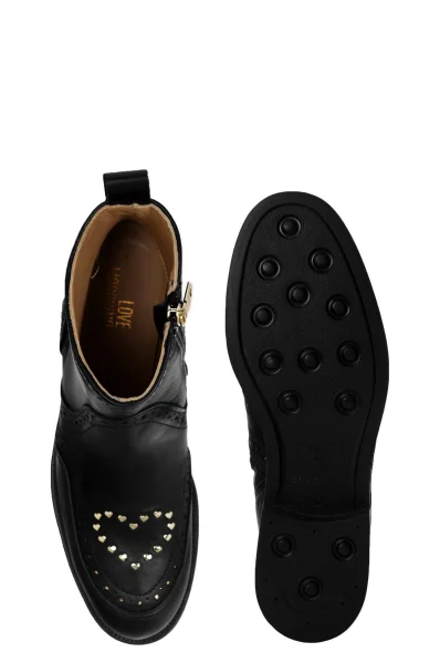 Kotníkové boty Love Moschino černá
