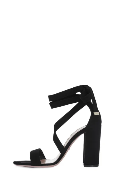 Sandály na klínku Elisabetta Franchi černá