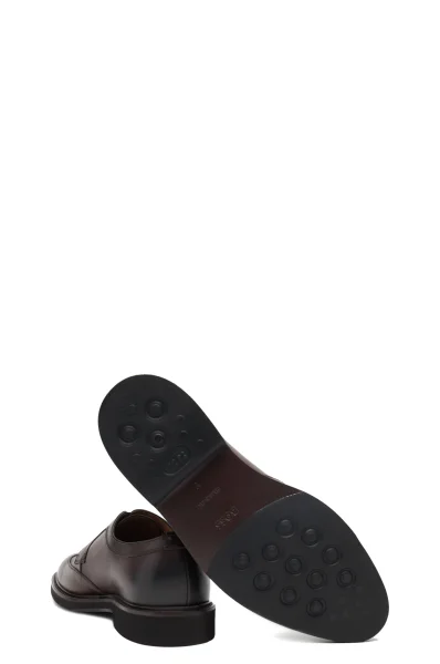 Kůžoné derby boty Jerrard BOSS BLACK bronzově hnědý