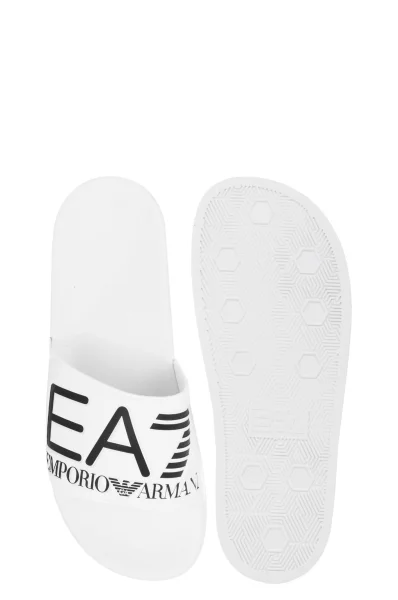 Pantofle EA7 bílá