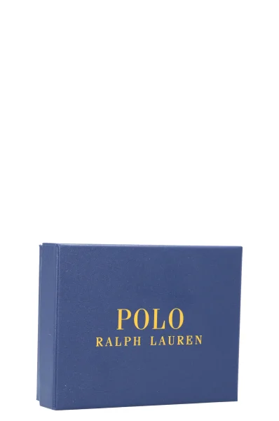 Kůžoné pouzdro na karty POLO RALPH LAUREN bronzově hnědý