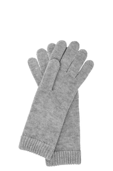 Vlněné rukavice Twinset U&B šedý